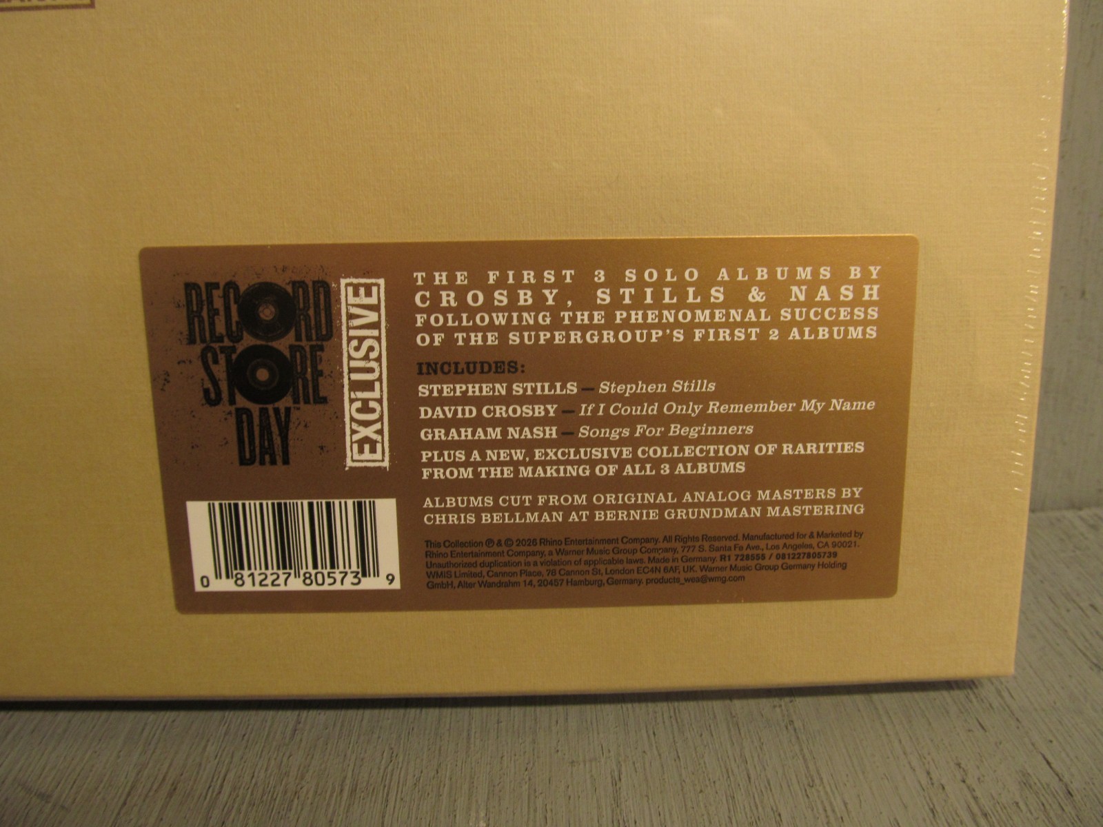 CROSBY STILLS NASH Solo Albums RSD 2026 LP BOX SET sealed VINYL Record NEW